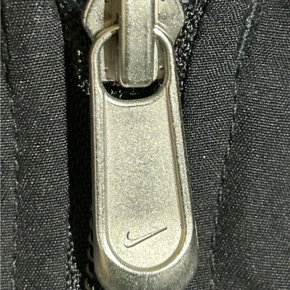 VINTAGE 90s NIKE Full Zip Windbreaker Jacket Cotton Lined Size XL